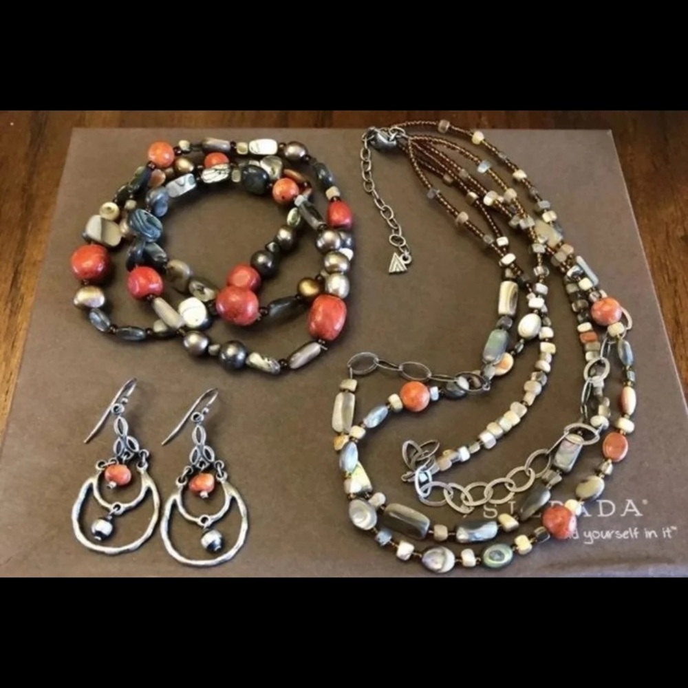 Silpada Coral set